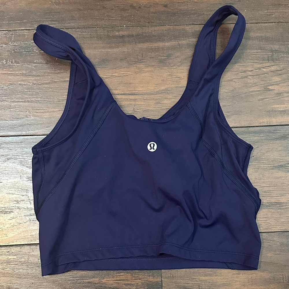 lululemon athletica Deep Navy Sports Bra - Supportive Athletic Crop